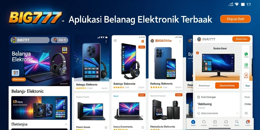 Antarmuka aplikasi BIG777 yang modern dan intuitif.